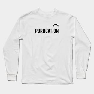 Purrcation Purr on Vacation Long Sleeve T-Shirt